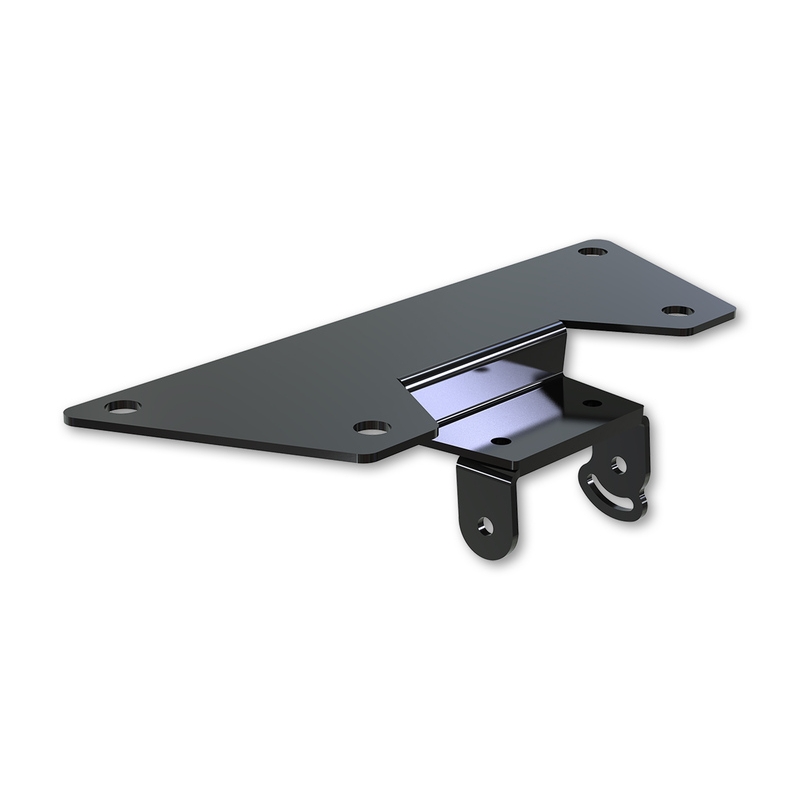 Βάση πινακίδας κυκλοφορίας με φωτισμό Highsider Akron RS PRO Suzuki SV μαύρη