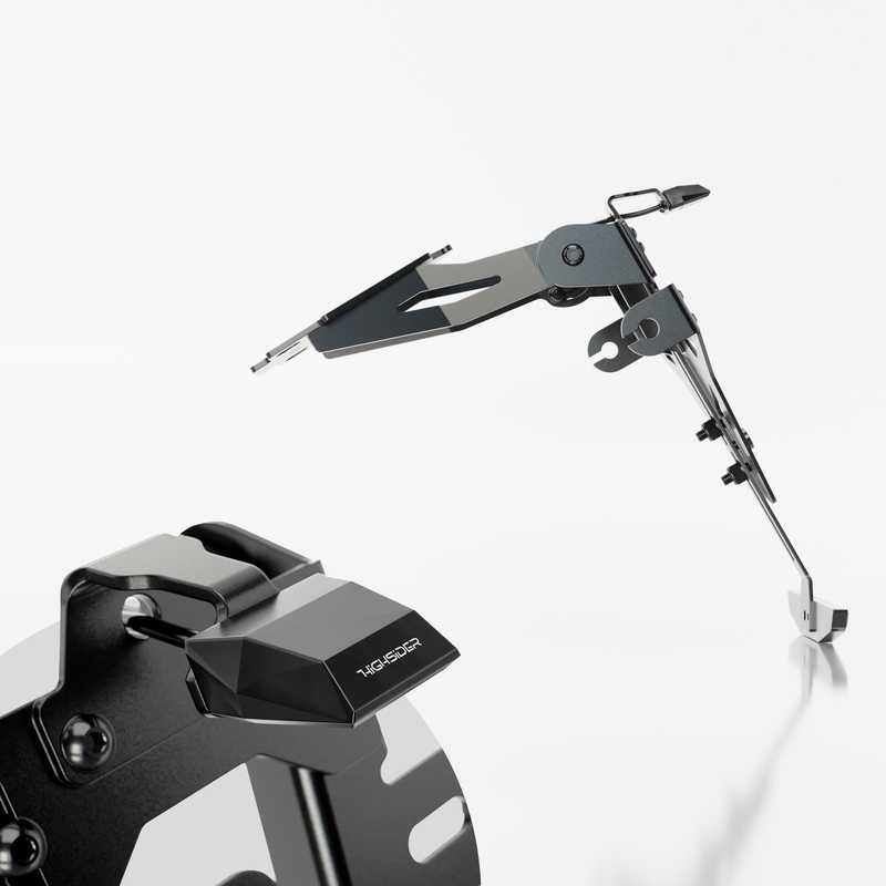 Βάση πινακίδας κυκλοφορίας με φωτισμό Highsider Akron RS PRO Suzuki GSX-S 1000 (F) μαύρη