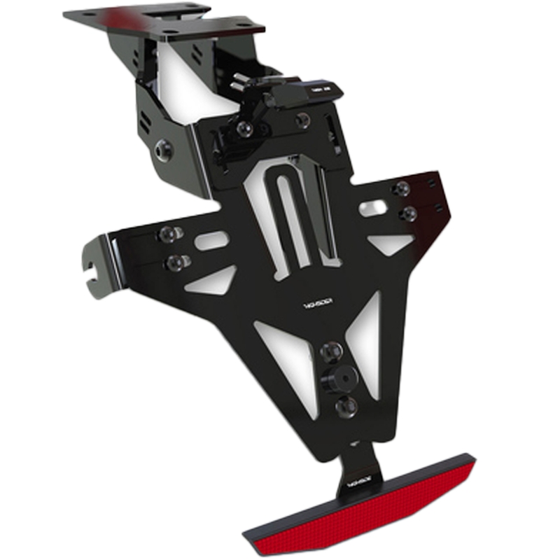 Βάση πινακίδας κυκλοφορίας με φωτισμό Highsider Akron RS PRO Yamaha MT-10 μαύρη
