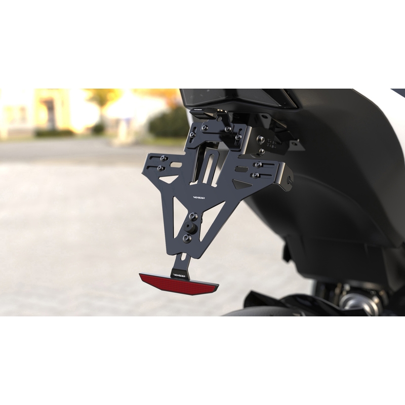Βάση πινακίδας κυκλοφορίας με φωτισμό Highsider Akron RS PRO Yamaha MT-09 μαύρη