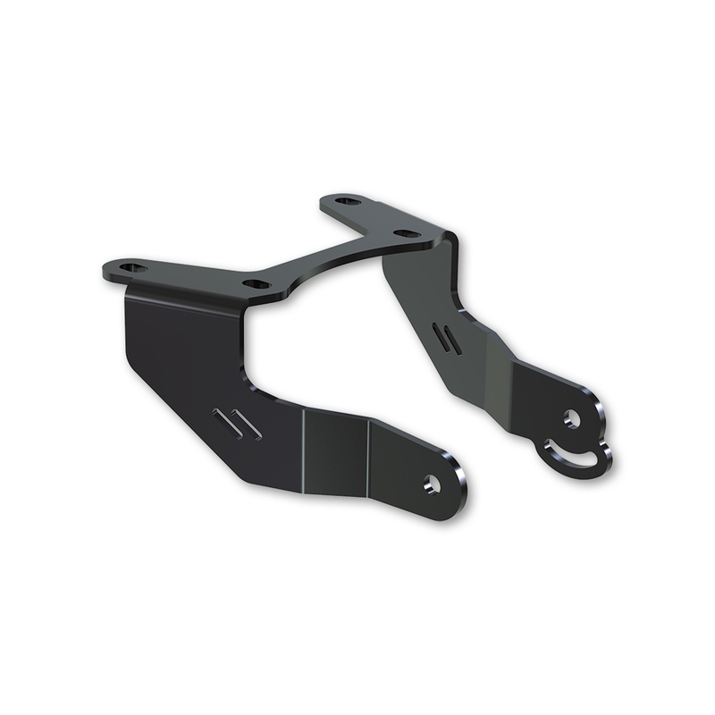 Βάση πινακίδας κυκλοφορίας με φωτισμό Highsider Akron RS PRO Yamaha MT-09 μαύρη
