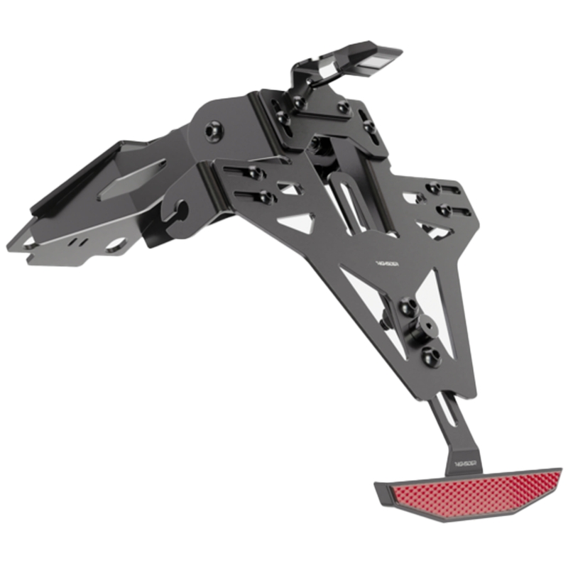Βάση πινακίδας κυκλοφορίας με φωτισμό Highsider Akron RS PRO Yamaha YZF-R3 (ABS) μαύρη