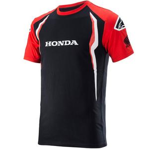 T-shirt Alpinestars Honda κόκκινο και μαύρο