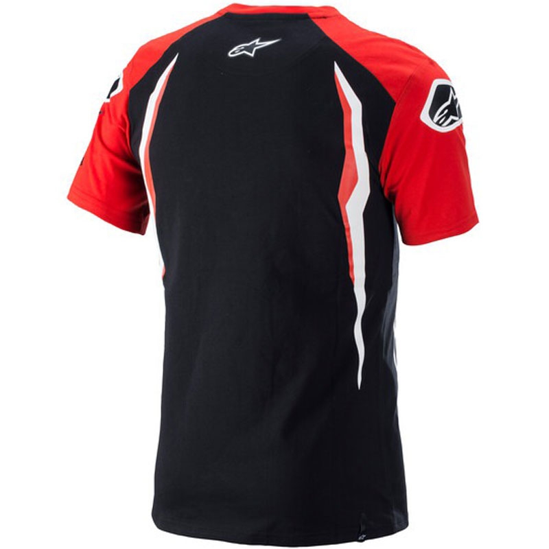 T-shirt Alpinestars Honda κόκκινο και μαύρο