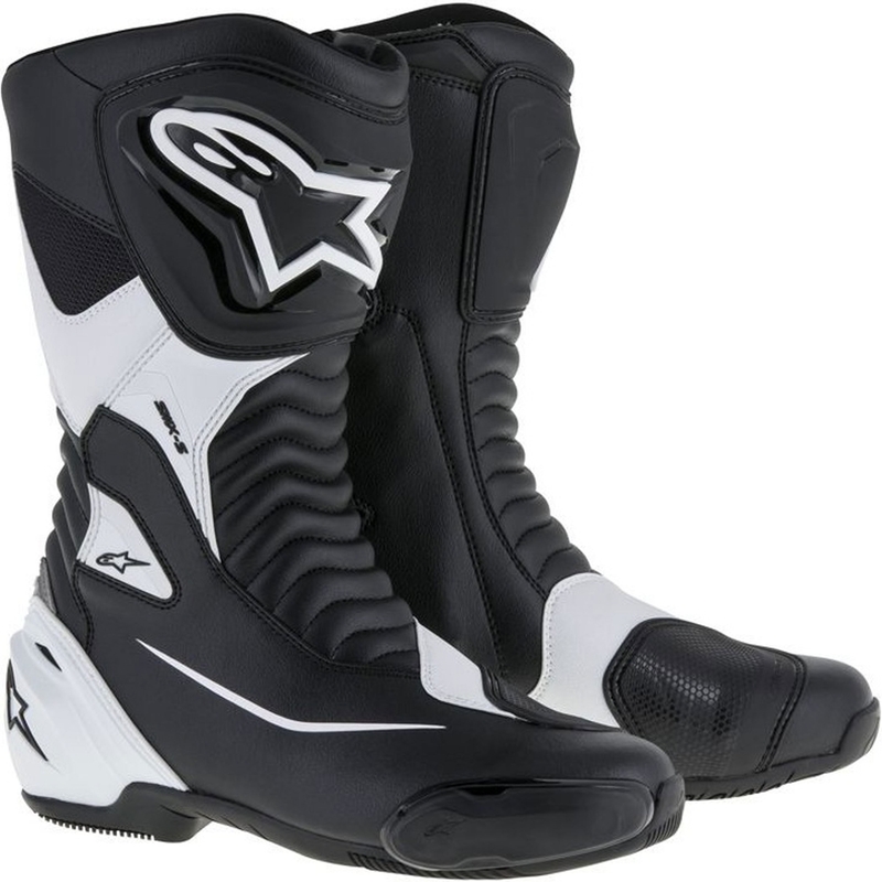 Μπότες μοτοσικλέτας Alpinestars SMX-S μαύρο-λευκό