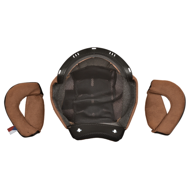 Εσωτερικό κράνους Cassida Oxygen 2.0 μαύρο καφέ