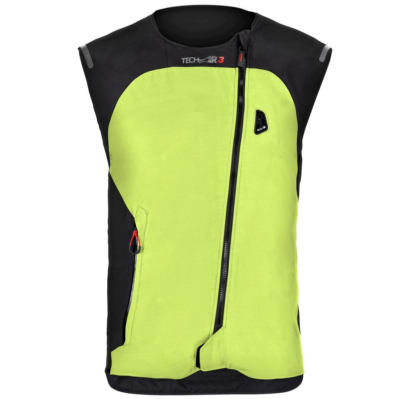 Γιλέκο αερόσακου Alpinestars Tech-Air®3 V2 με σύστημα αερόσακου, φθορίζον κίτρινο-μαύρο