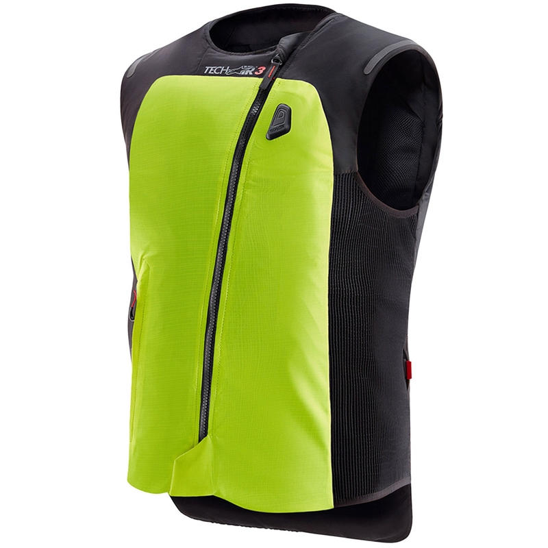 Γιλέκο αερόσακου Alpinestars Tech-Air®3 V2 με σύστημα αερόσακου, φθορίζον κίτρινο-μαύρο