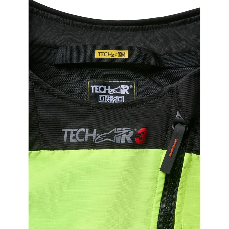 Γιλέκο αερόσακου Alpinestars Tech-Air®3 V2 με σύστημα αερόσακου, φθορίζον κίτρινο-μαύρο