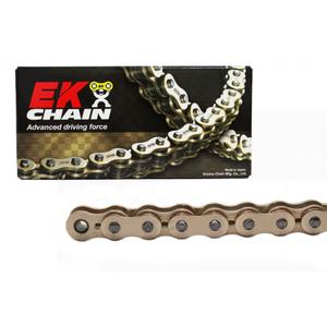QX-kroužkový řetěz OEM kvality EK 525 MVXZ2 128 L Gold/Gold