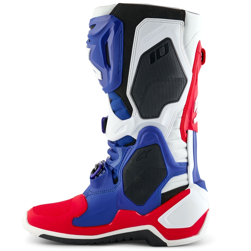 Μπότες Μοτοσικλέτας Alpinestars Tech 10 Limited Edition FORTITUDE Λευκό-Μπλε-Κόκκινο