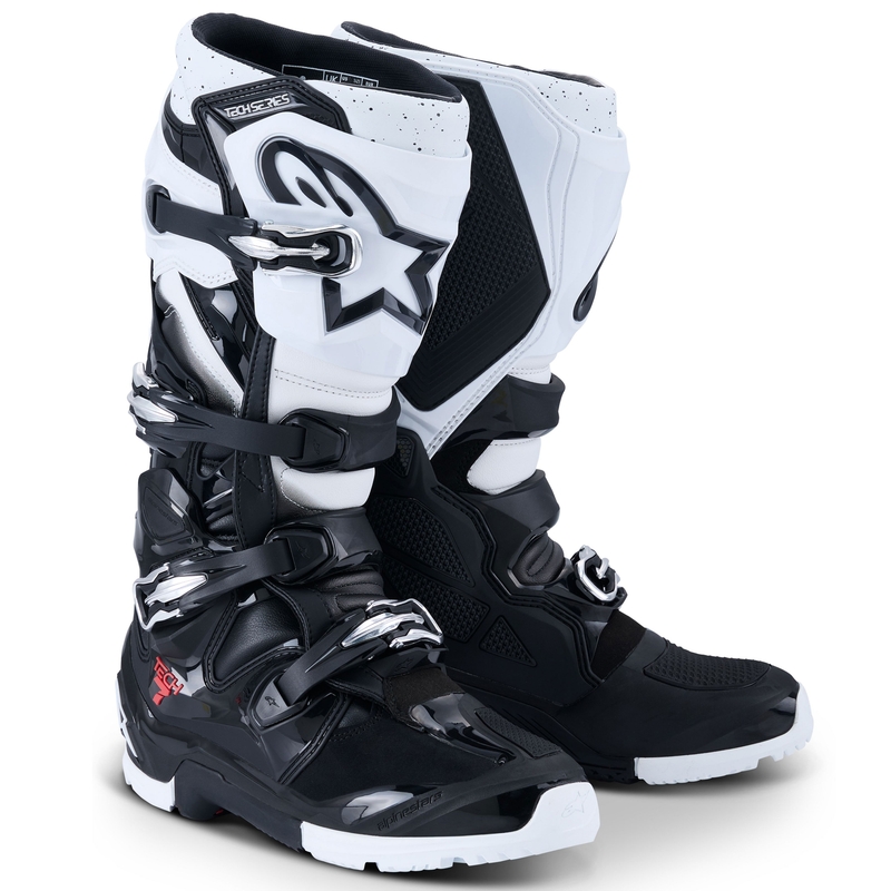 Μπότες Μοτοσικλέτας Alpinestars Tech 7 Enduro Μαύρο-Λευκό