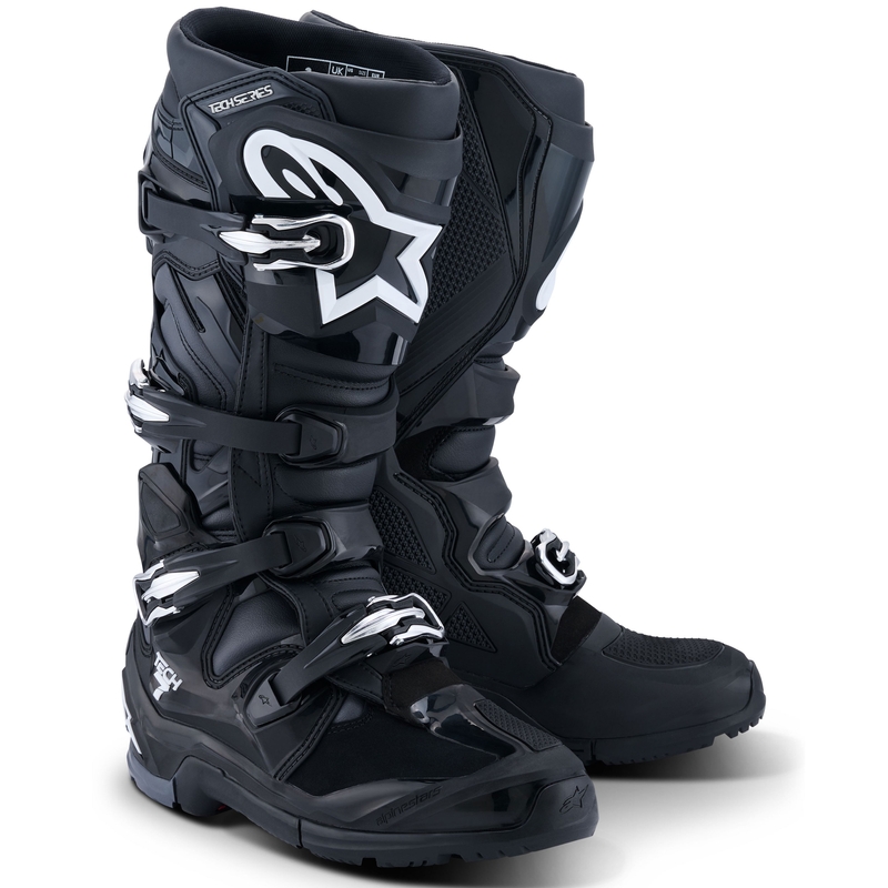 Μπότες Μοτοσικλέτας Alpinestars Tech 7 Enduro Μαύρες-Ανθρακί-Λευκές