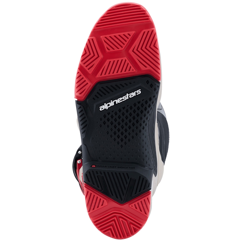 Μπότες Μοτοσικλέτας Alpinestars Tech 7 Enduro Μαύρες-Ανοιχτό Γκρι-Κόκκινες