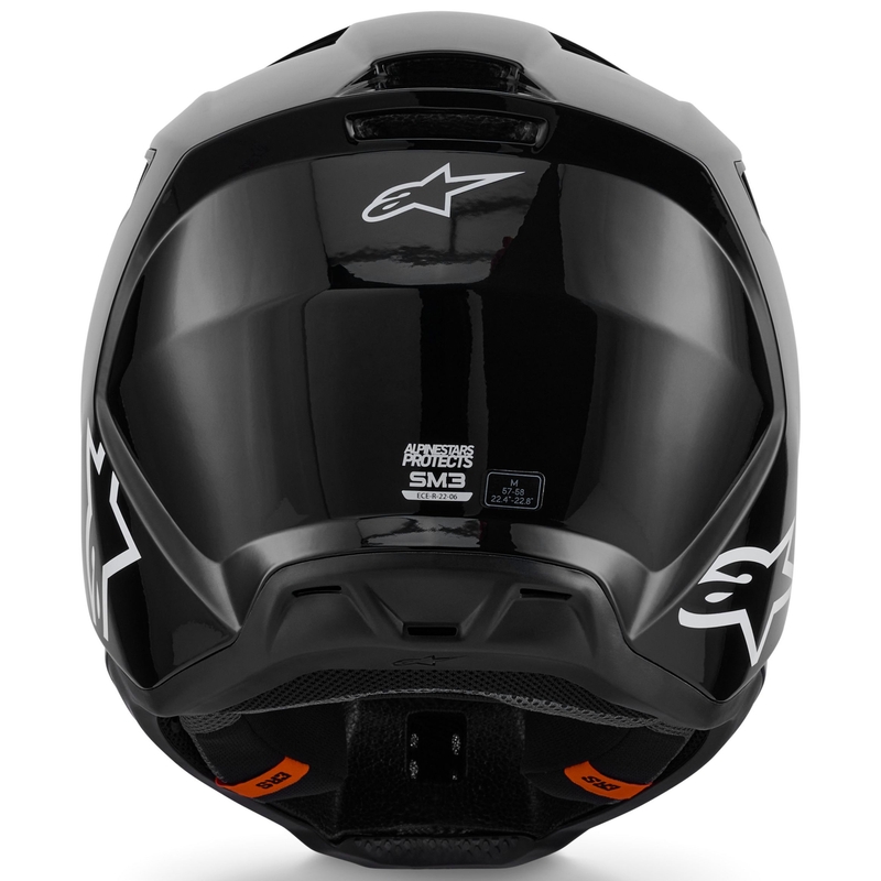 Κράνος Alpinestars S-M3 Solid motocross μαύρο