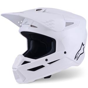 Κράνος Alpinestars S-M3 Solid Motocross λευκό