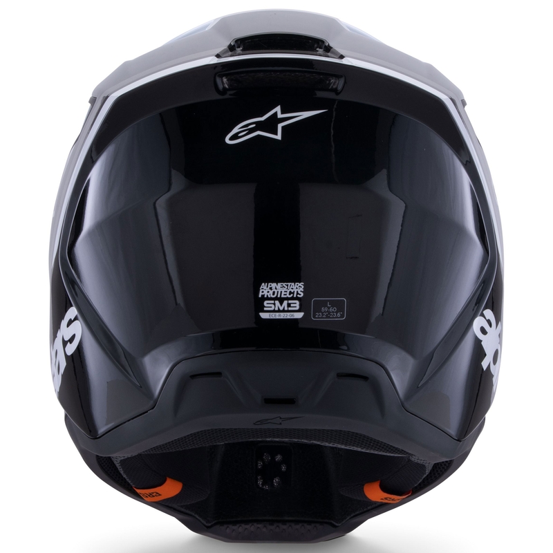 Κράνος motocross Alpinestars S-M3 Radium μαύρο-άσπρο-γκρι