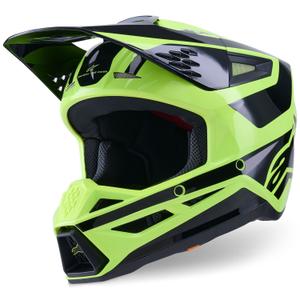 Κράνος motocross Alpinestars S-M3 Heat fluorescent κίτρινο-μαύρο