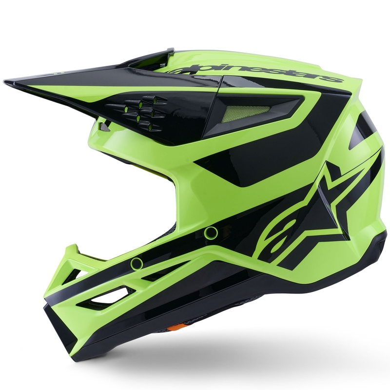 Κράνος motocross Alpinestars S-M3 Heat fluorescent κίτρινο-μαύρο