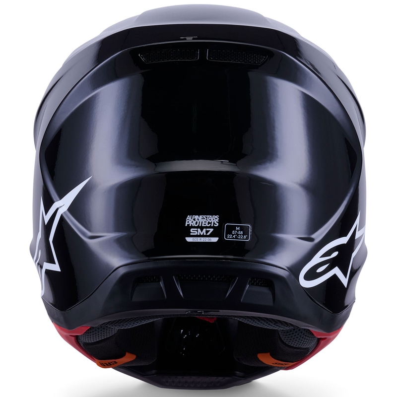 Κράνος Alpinestars SM7 Solid motocross μαύρο