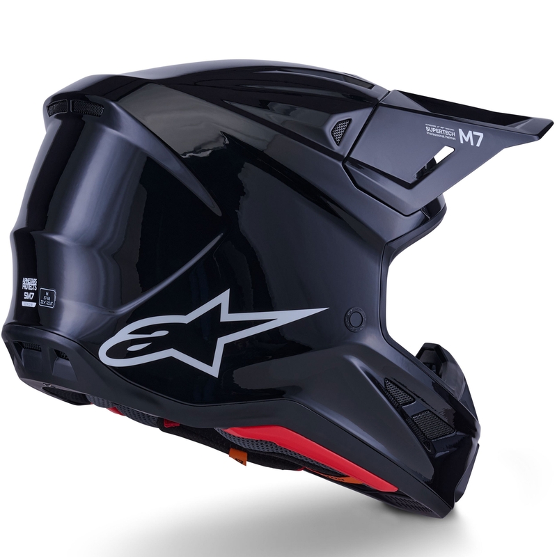 Κράνος Alpinestars SM7 Solid motocross μαύρο
