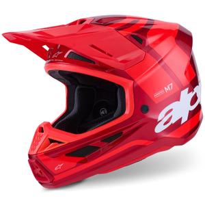 Κράνος motocross Alpinestars SM7 Core κόκκινο