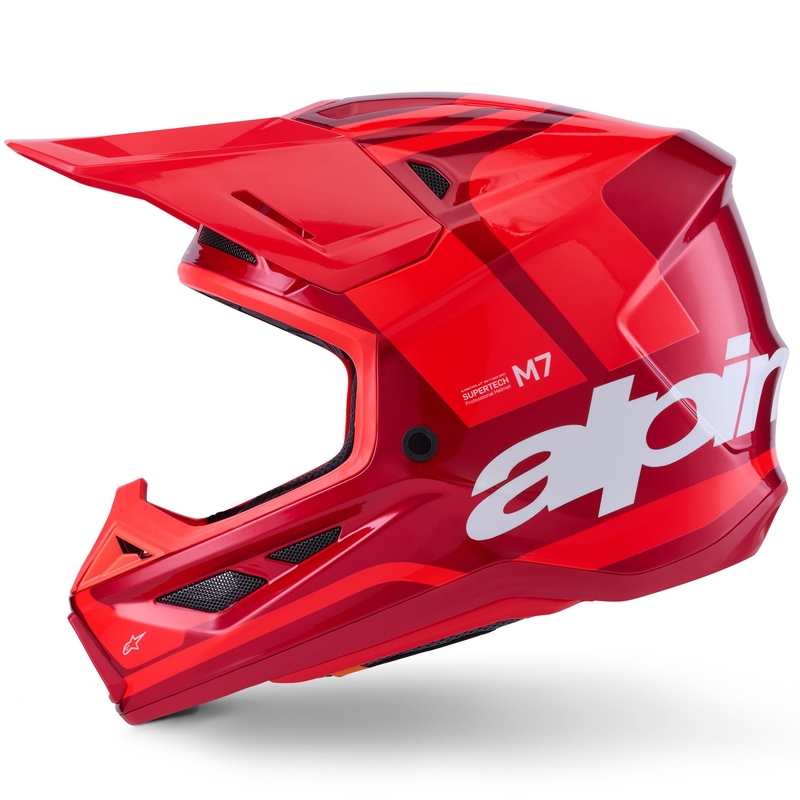 Κράνος motocross Alpinestars SM7 Core κόκκινο