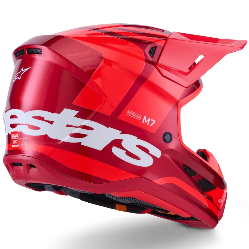 Κράνος motocross Alpinestars SM7 Core κόκκινο