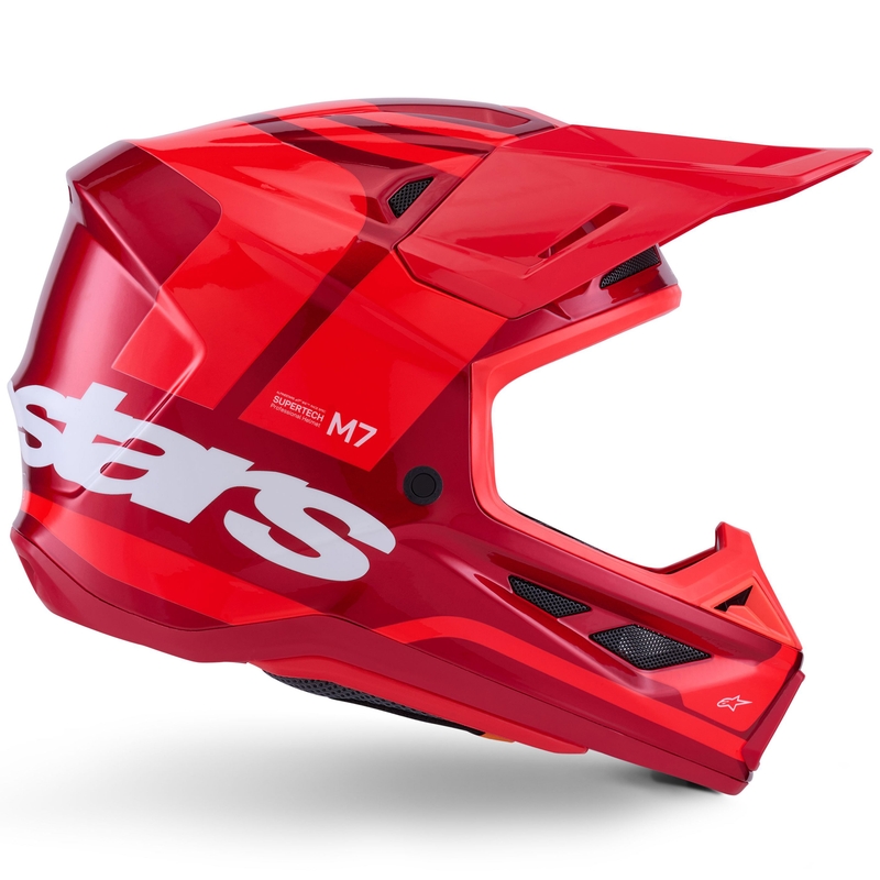 Κράνος motocross Alpinestars SM7 Core κόκκινο