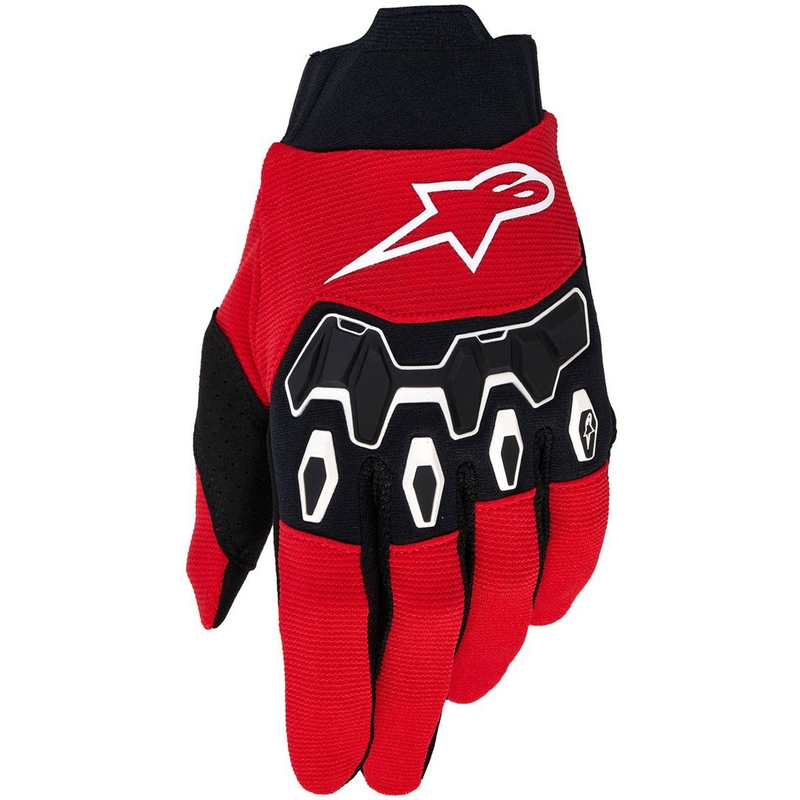 Γάντια motocross Alpinestars Full Bore V2 κόκκινα-μαύρα-λευκά