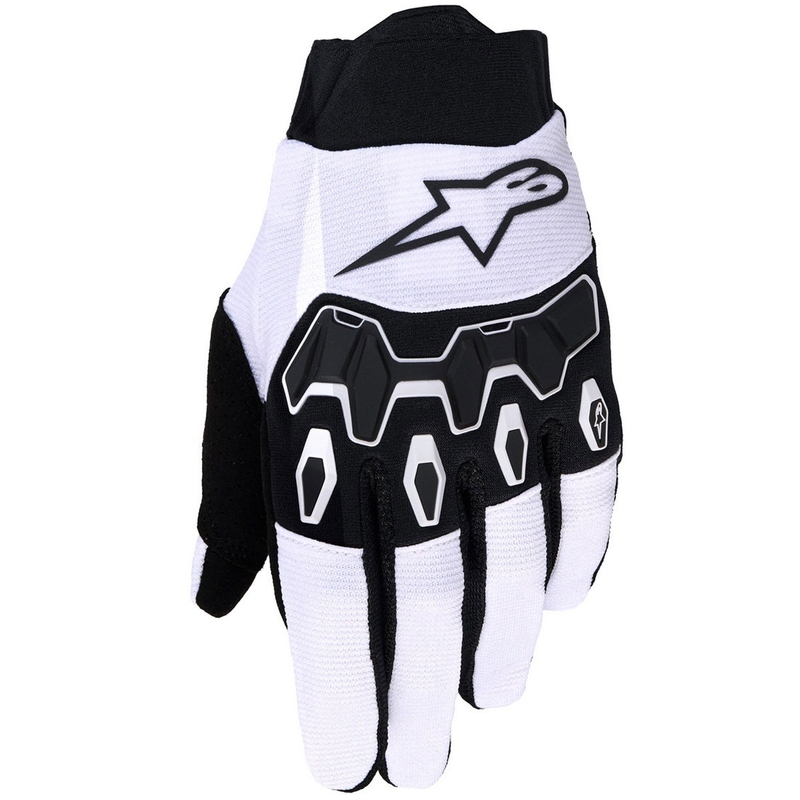Γάντια motocross Alpinestars Full Bore V2 ανοιχτό γκρι-μαύρο