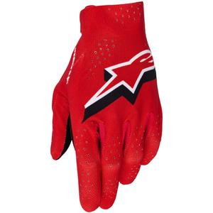 Γάντια motocross Alpinestars Supertech MX κόκκινα-μαύρα-λευκά