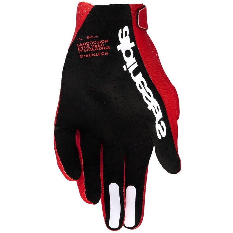 Γάντια motocross Alpinestars Supertech MX κόκκινα-μαύρα-λευκά