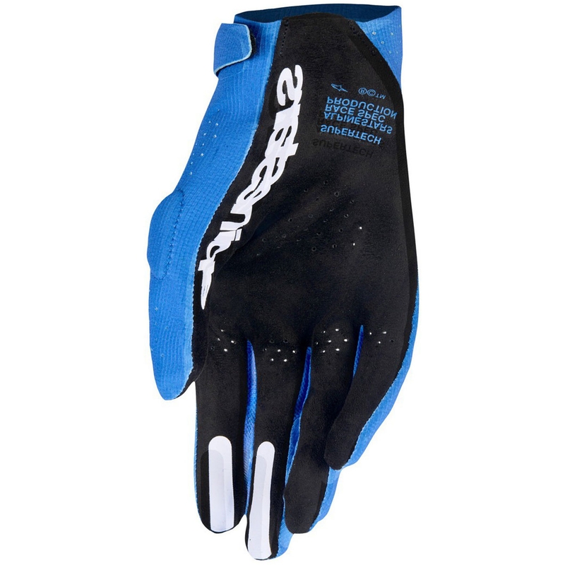 Γάντια motocross Alpinestars Supertech MX μπλε-λευκό-μαύρο