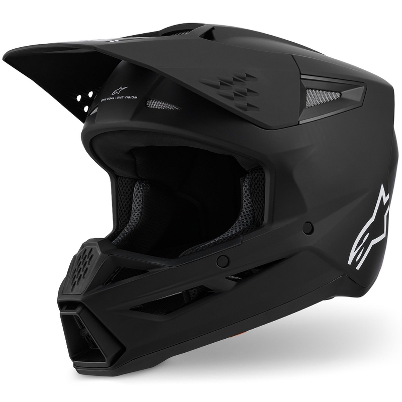 Κράνος Alpinestars S-M3 Solid motocross, ματ μαύρο
