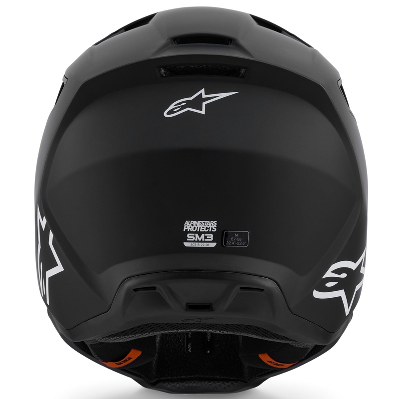 Κράνος Alpinestars S-M3 Solid motocross, ματ μαύρο