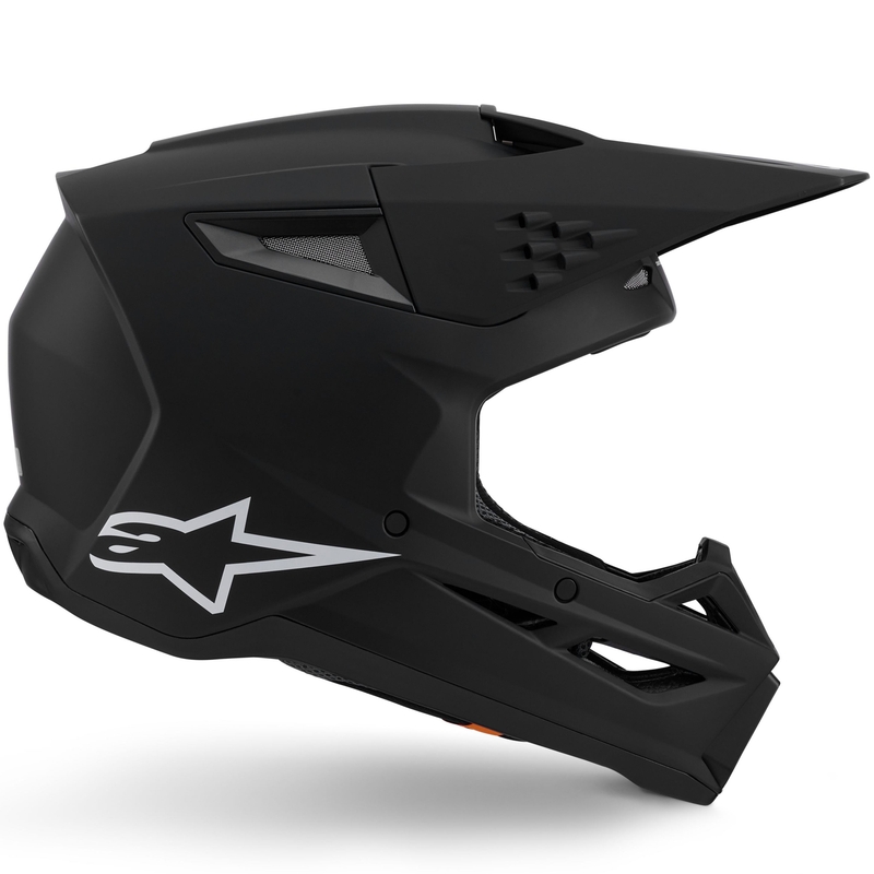 Κράνος Alpinestars S-M3 Solid motocross, ματ μαύρο