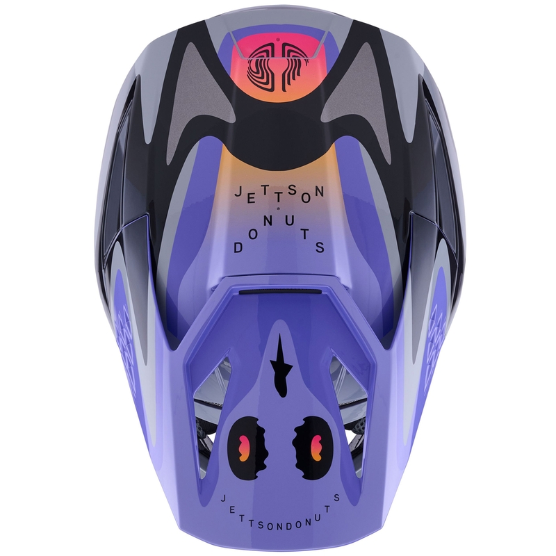 Παιδικό κράνος motocross Alpinestars S-M3 JETT LAWRENCE edition γκρι-μωβ-μαύρο