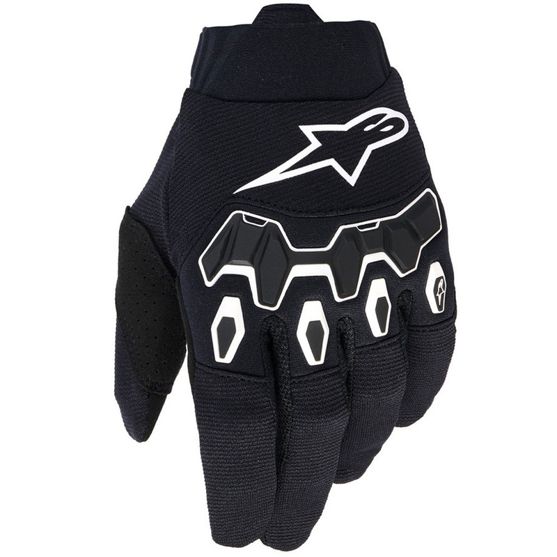 Γάντια motocross Alpinestars Full Bore V2 για παιδιά/νεανίδες, μαύρα-λευκά