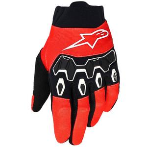 Γάντια motocross Alpinestars Full Bore V2 για παιδιά/νεανίδες, κόκκινα, μαύρα-άσπρα