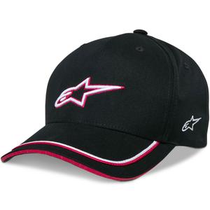 Καπέλο Alpinestars Ascencen Snapback μαύρο-κόκκινο