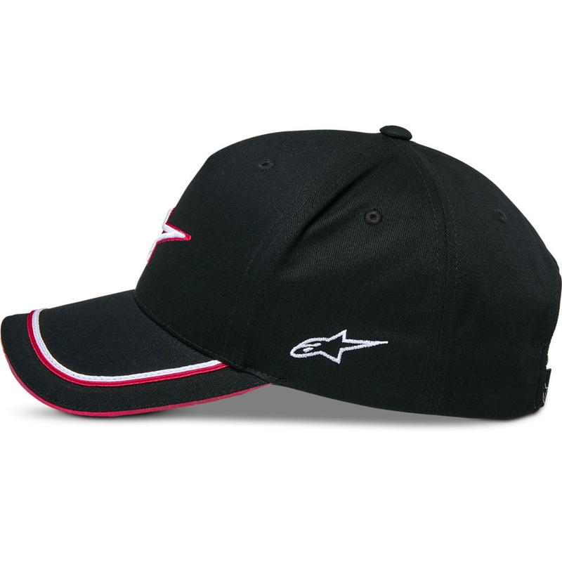 Καπέλο Alpinestars Ascencen Snapback μαύρο-κόκκινο