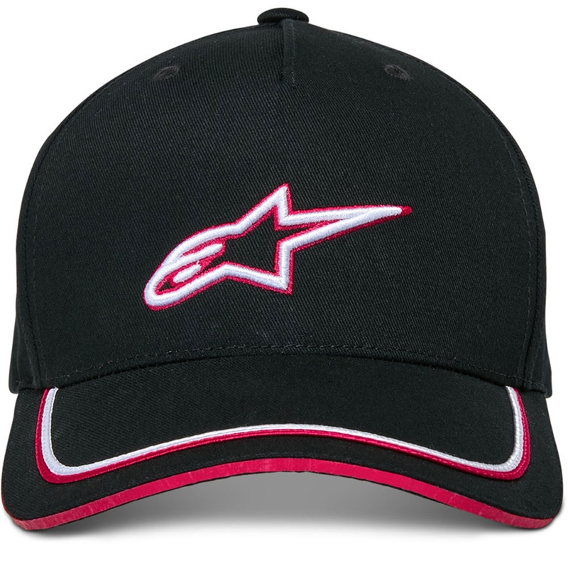 Καπέλο Alpinestars Ascencen Snapback μαύρο-κόκκινο
