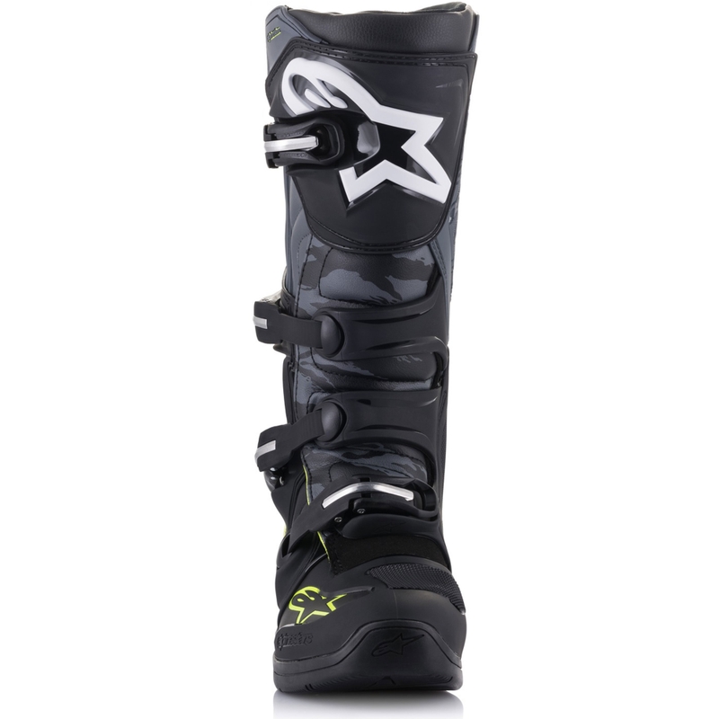 Μπότες μοτοσικλέτας Alpinestars TECH 5 μαύρο-γκρι-φλουορ κίτρινο
