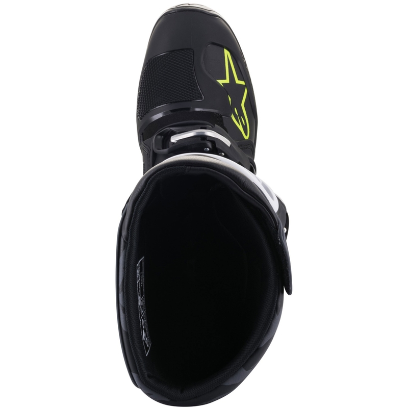 Μπότες μοτοσικλέτας Alpinestars TECH 5 μαύρο-γκρι-φλουορ κίτρινο