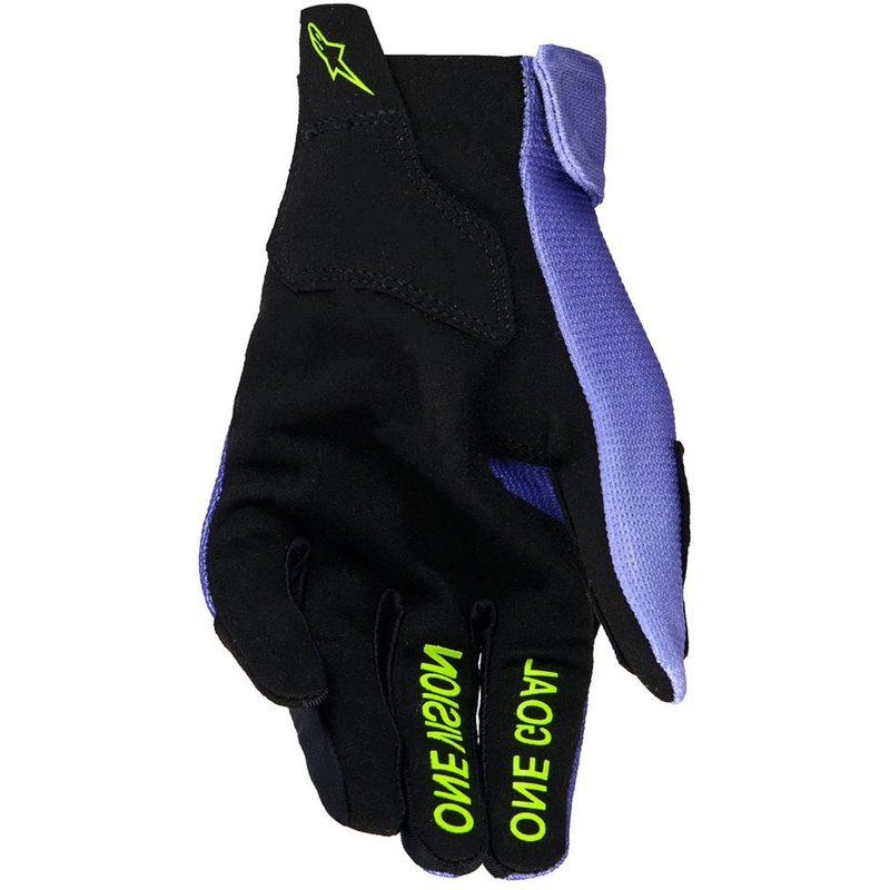 Γάντια Motocross Alpinestars Radar Youth Kids Μωβ-Φθορίζον Κίτρινο