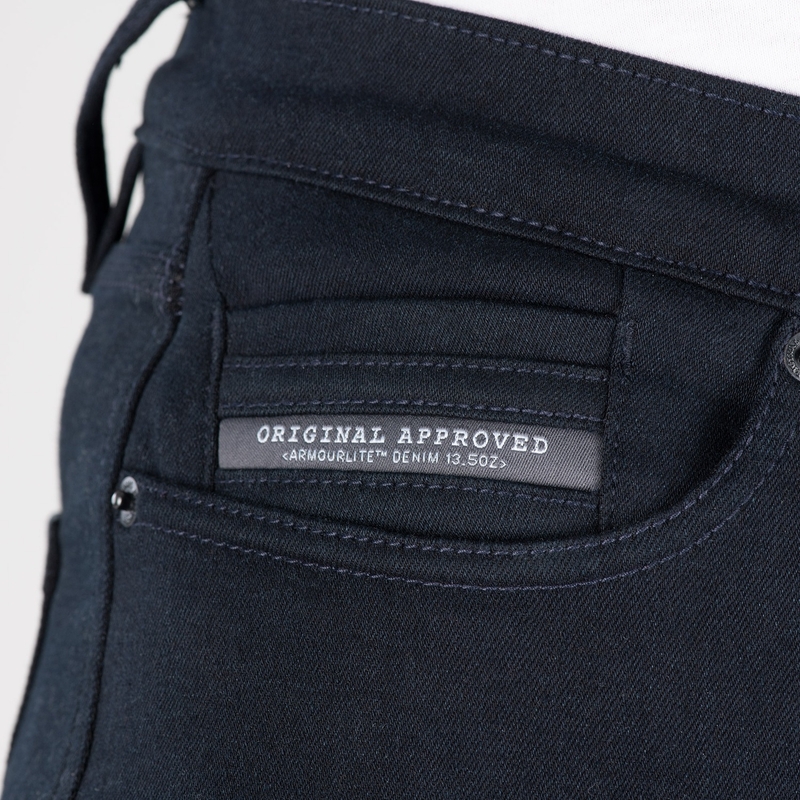 Τζιν μοτοσικλέτας OXFORD ORIGINAL APPROVED SUPER STRETCH JEANS AA SLIM FIT μπλε indigo