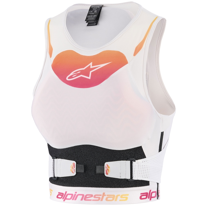 Γυναικείο προστατευτικό σώματος Alpinestars Stella Plasma Chest White-Gradient