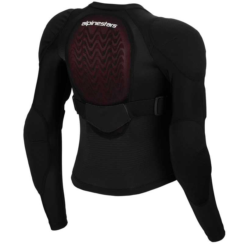 Προστατευτικό σώματος Alpinestars Bionic Plasma LT Youth με μακριά μανίκια, μαύρο-κόκκινο-λευκό