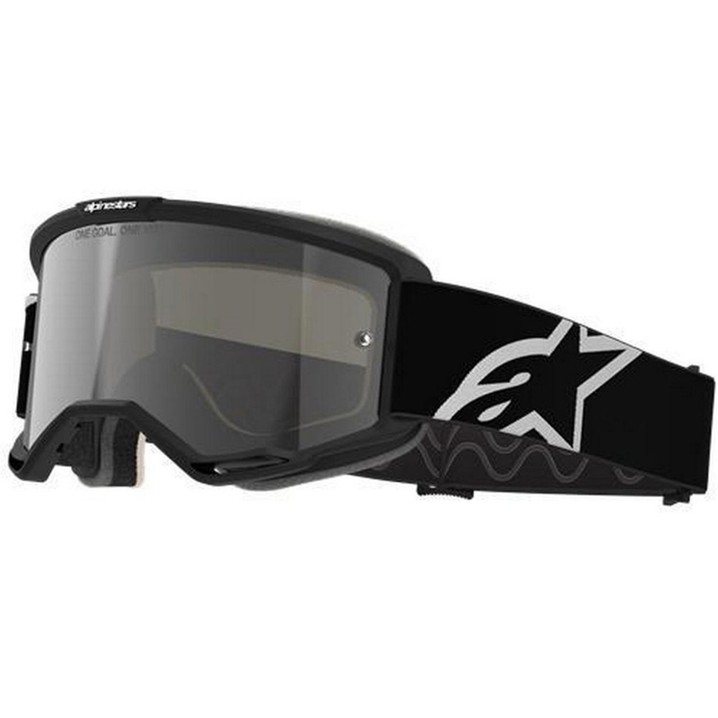Γυαλιά motocross Alpinestars Vision 5 Corp μαύρα με διαφανή φακό